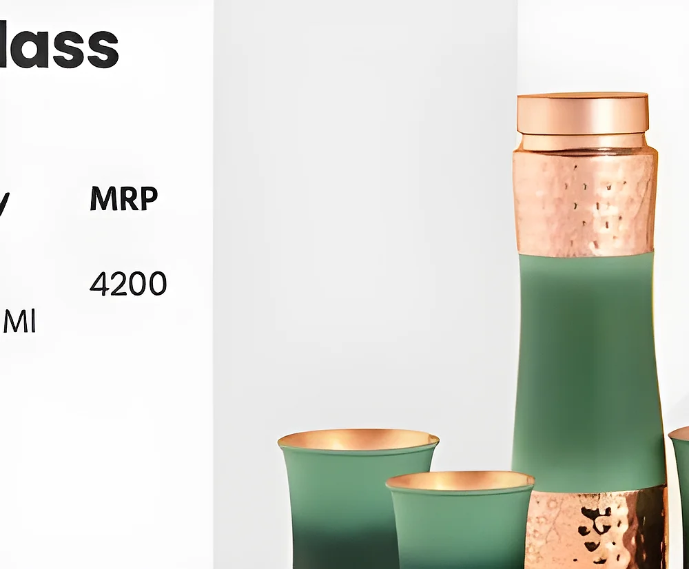 Multishade Green Soda Lime Glass Set (4 Pieces) - Home & Kitchen by Infinity Craft Land