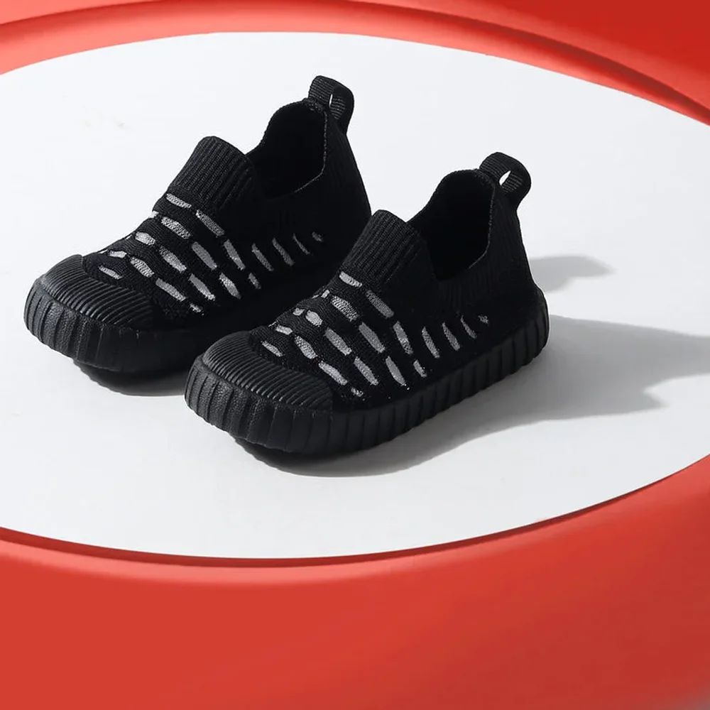Unisex Dark Black Toddlers' First Step Shoes - Footwear, Bags & Leather Goods by Parmar Brothers