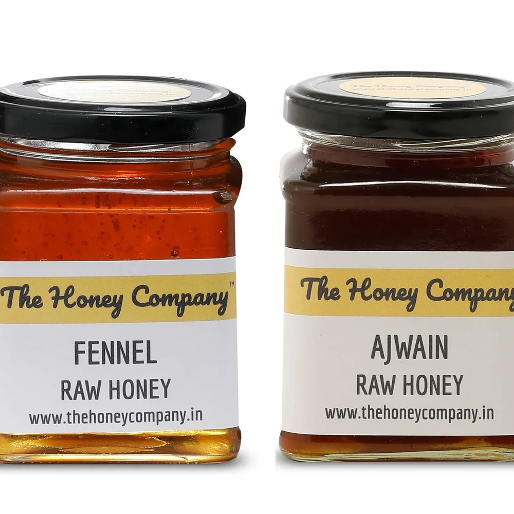 Fennel Raw Honey and Ajwain Raw Honey Combo Pack - Food & Agriculture by Alpalair Wellness Pvt. Ltd.