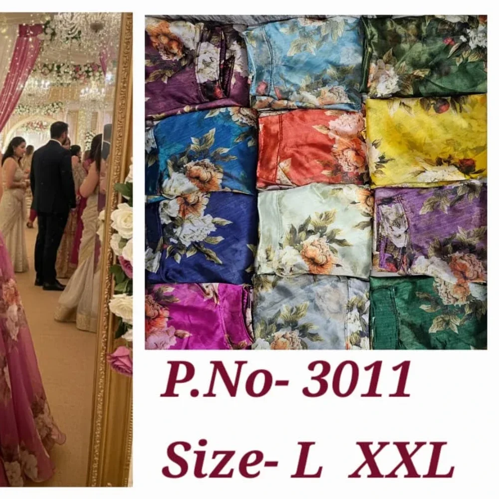 Multicolor Organza Top and Skirt Set - Textiles & Apparel by Nikita Fabrics and Apparel