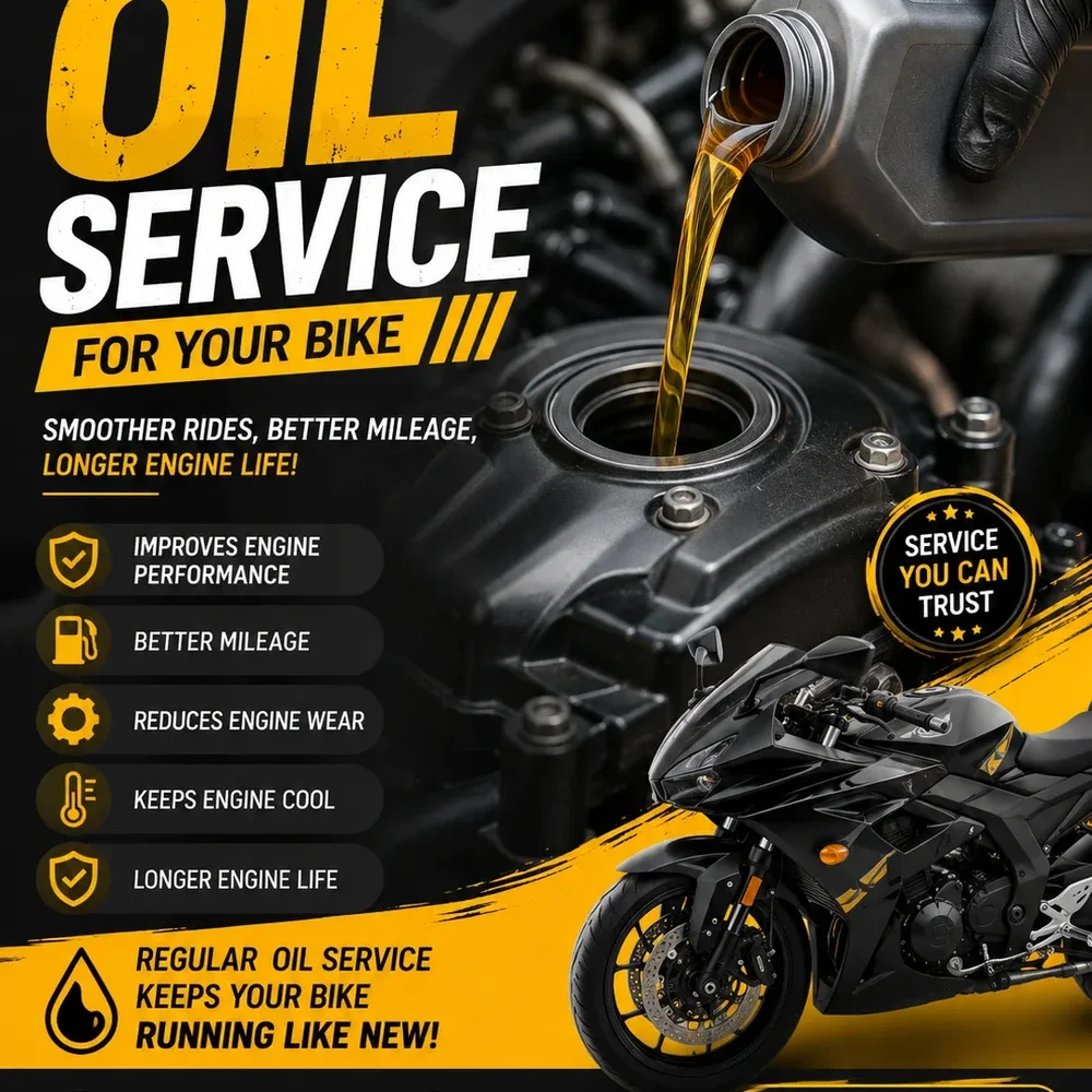 Two-Wheeler Routine Maintenance Service - Business & Professional Services by A1 Bike Mechanic