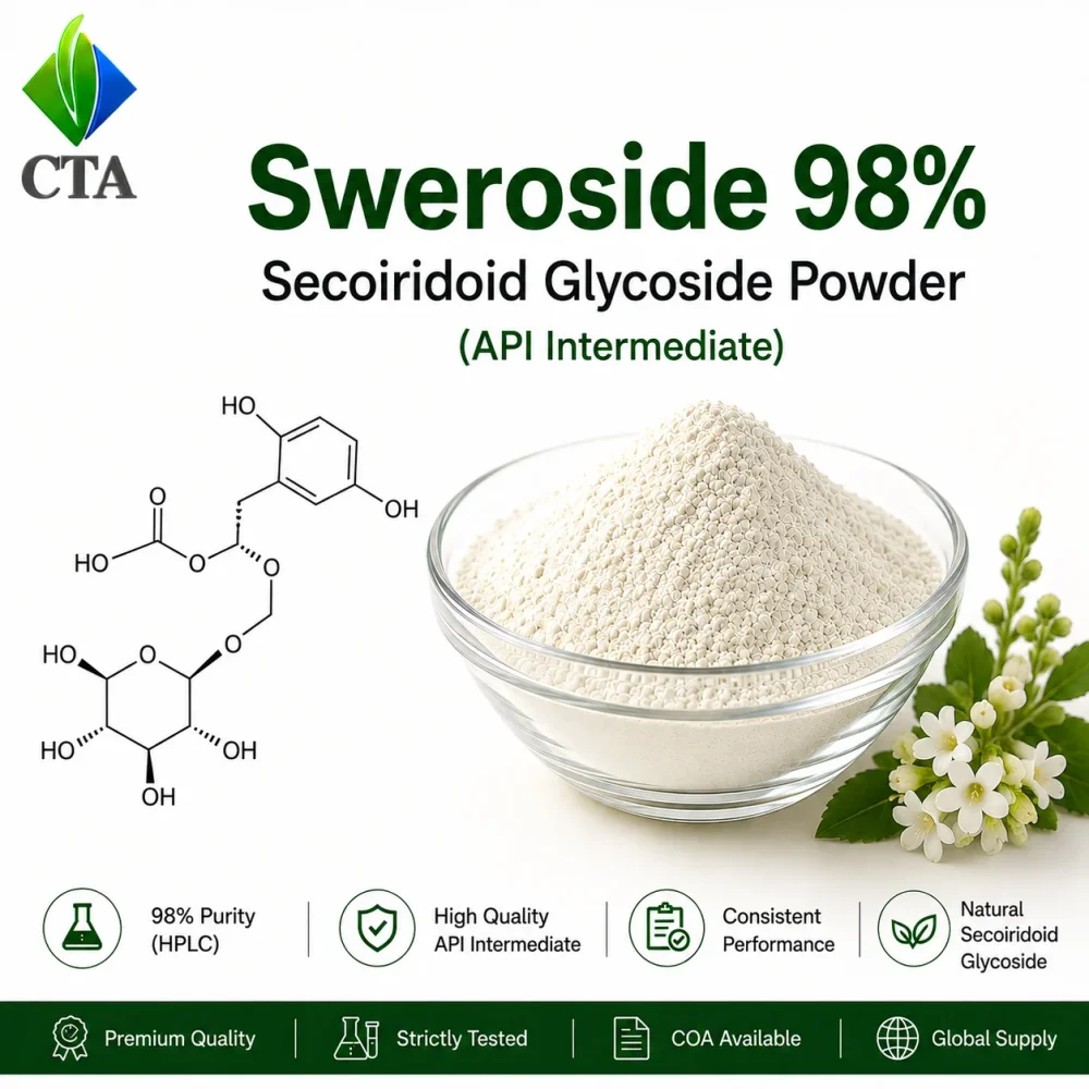 Sweroside API Intermediate Powder (CAS 14215-86-2) - Chemicals & Raw Materials by Central Trade Agency Pvt. Ltd.