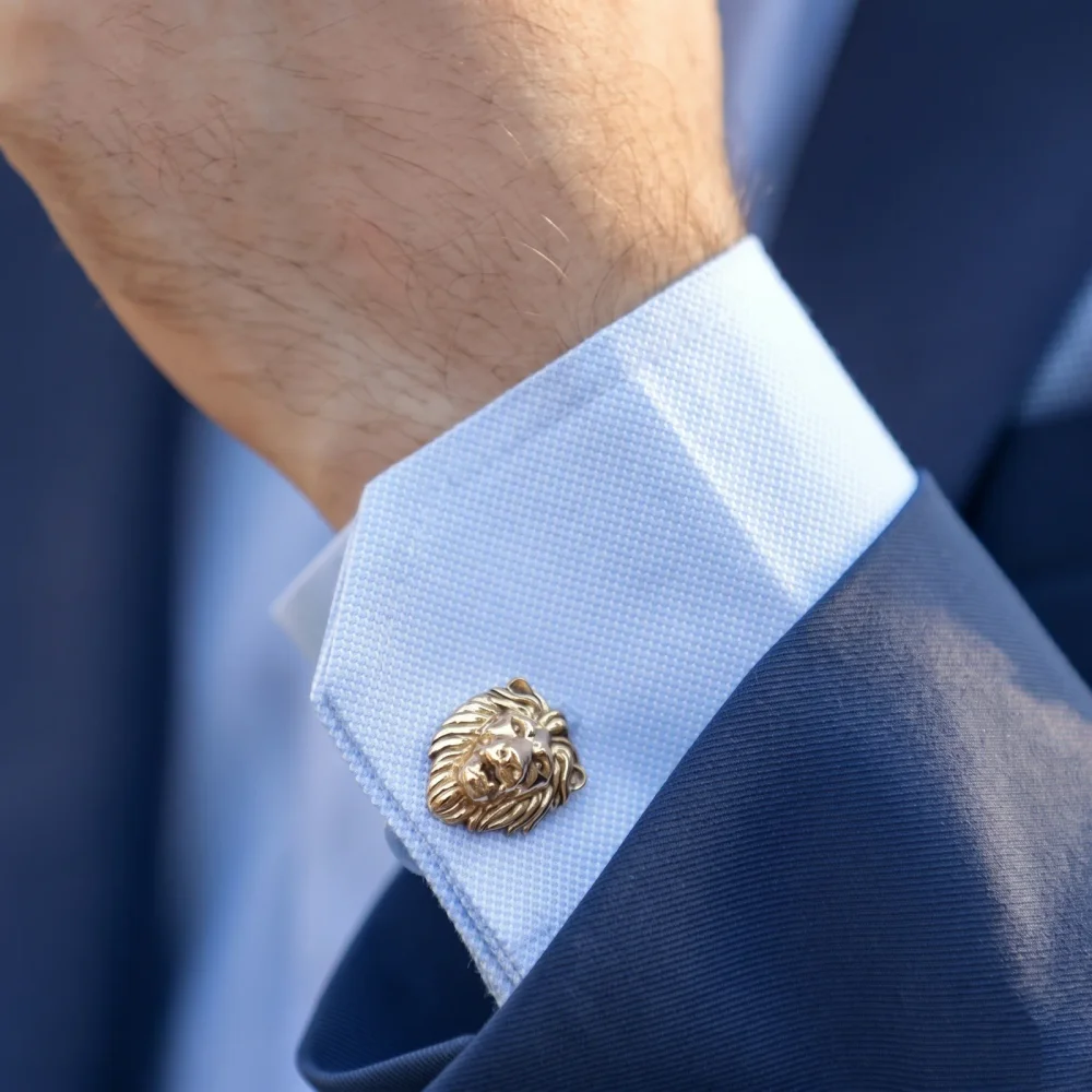 striking gold cufflink - Gems & Jewelry by G M Apparels