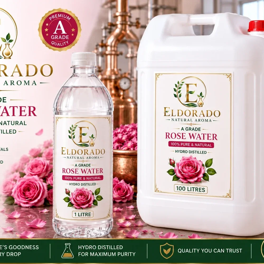 Eldorado Natural Aroma A Grade Hydro Distilled Rose Floral Water - Beauty & Personal Care by Eldarado Natural Aroma