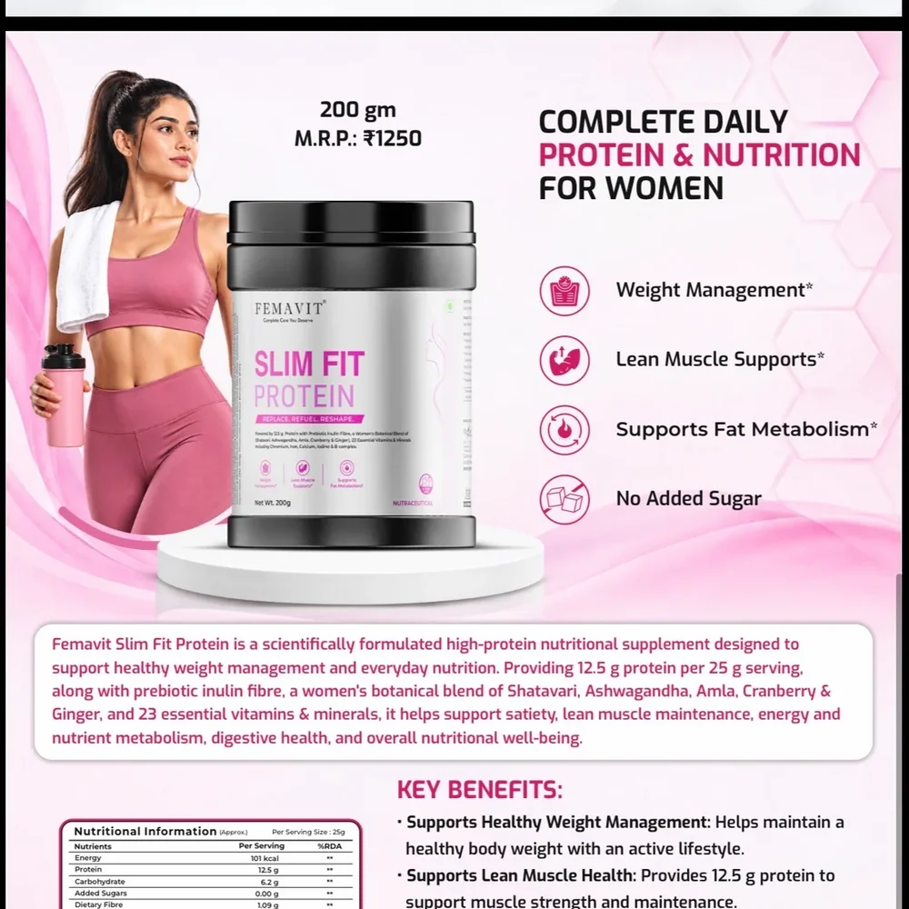 FEMAVIT Protein Powder for Women - Healthcare & Medical by JM Global Exports