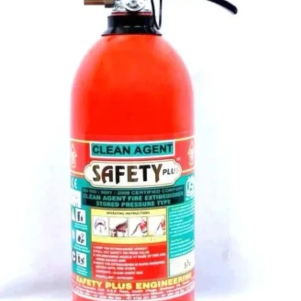 Safe Pro 2 kg Portable Clean Agent Fire Extinguisher - Construction & Building Materials by Setout Fire Controls