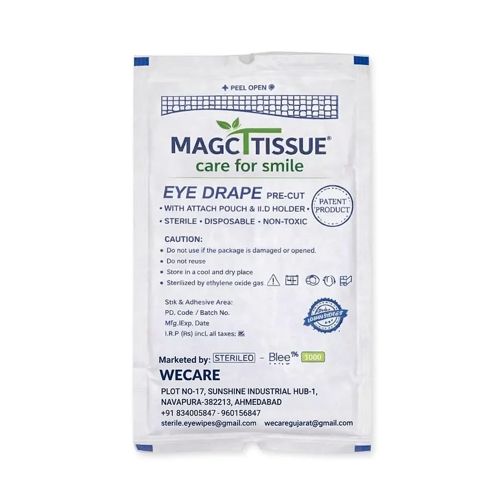 ETO-Sterilized Ophthalmic Surgical Eye Drape - Healthcare & Medical by Wecare