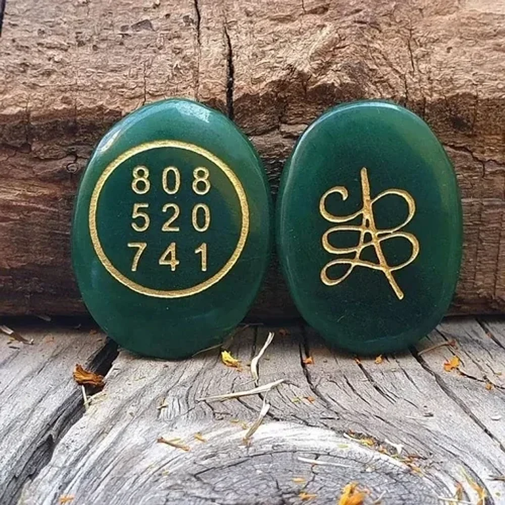 Green Jade Zibu Coins - Gems & Jewelry by Sarah Agate