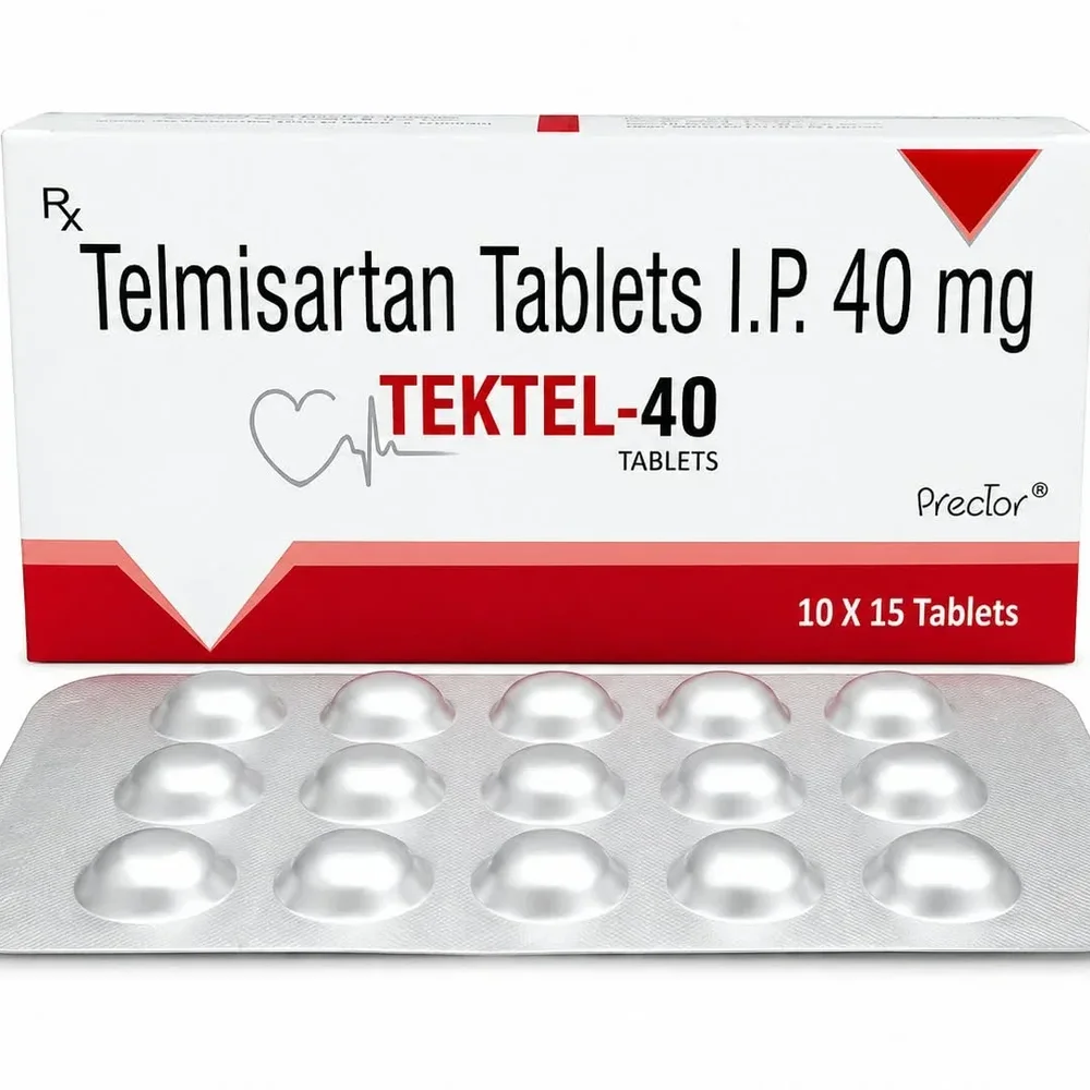 Telmisartan I.P. 40 mg Film-Coated Tablets - Healthcare & Medical by Prector Lifesciences