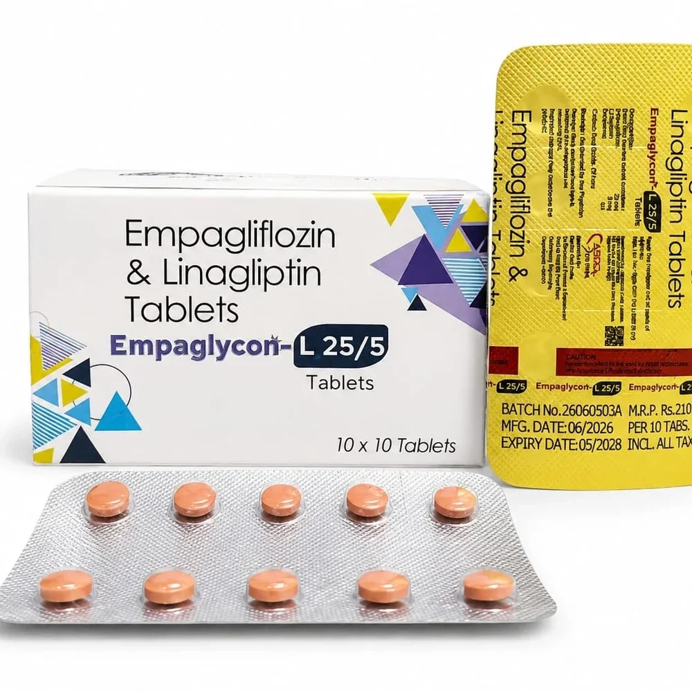 Linagliptin 5Mg Empagliflozin 25Mg Film-Coated Tablets - Healthcare & Medical by Prector Lifesciences