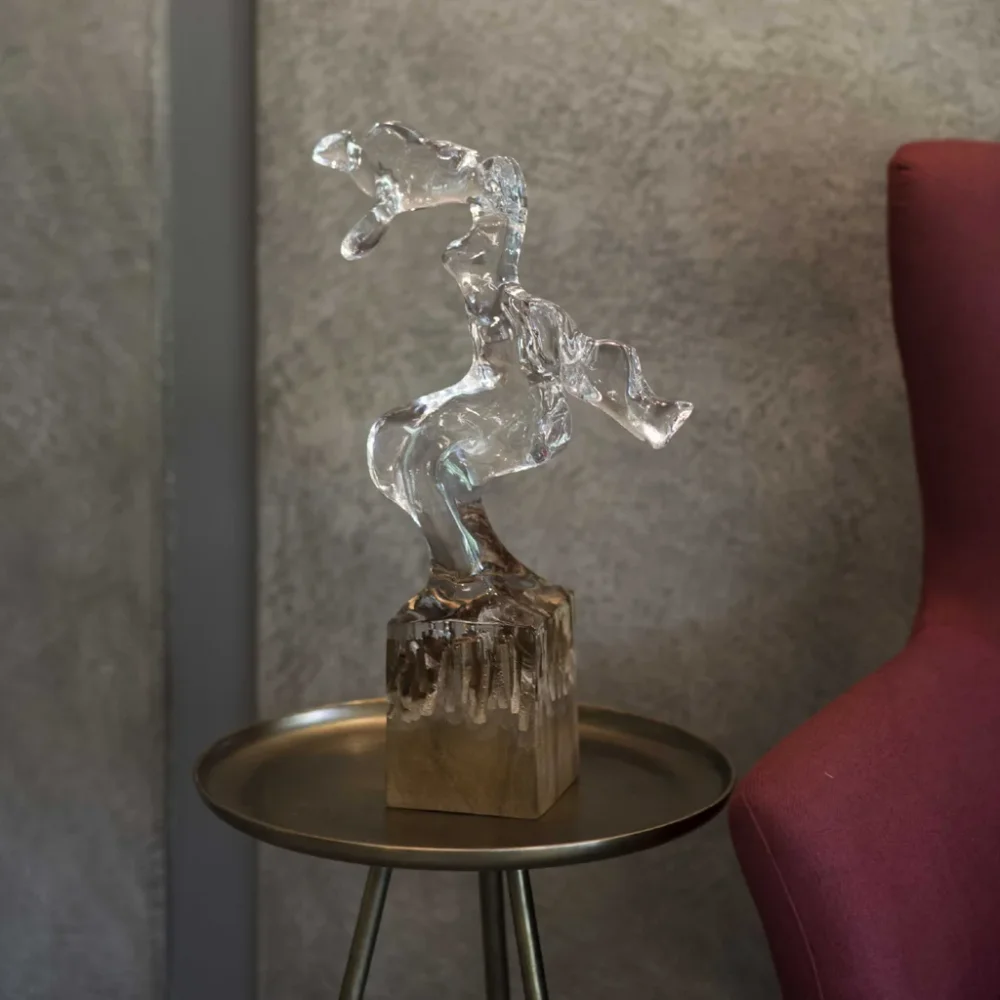 Abstract Theme Sculpture - Home & Kitchen by Wooden Owl Design Pvt. Ltd.
