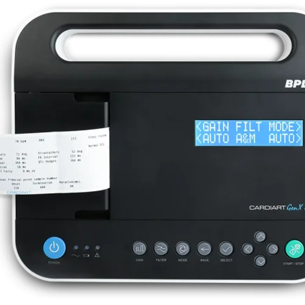 BPL Cardiart GenX1 Portable Single-Channel ECG Machine - Healthcare & Medical by Accurate Surgicals