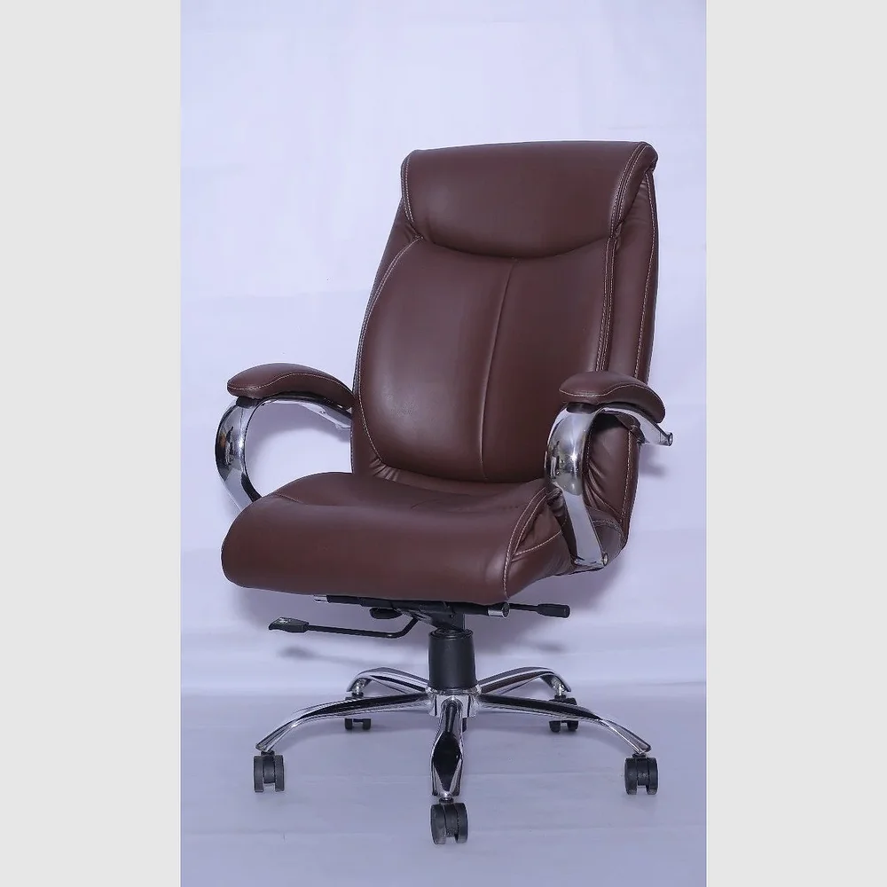 Dark Brown Leatherette High Back Office Chair - Furniture & Interiors by IAFA Furniture Pvt. Ltd.