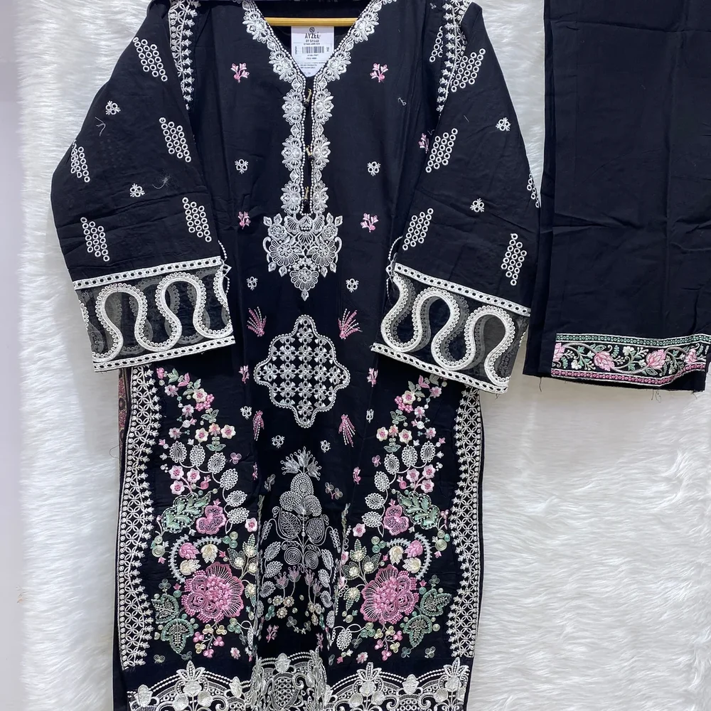 AYZEL Festive Lawn Embroidered Kurta Set - Textiles & Apparel by Ayzel Pvt. Ltd.