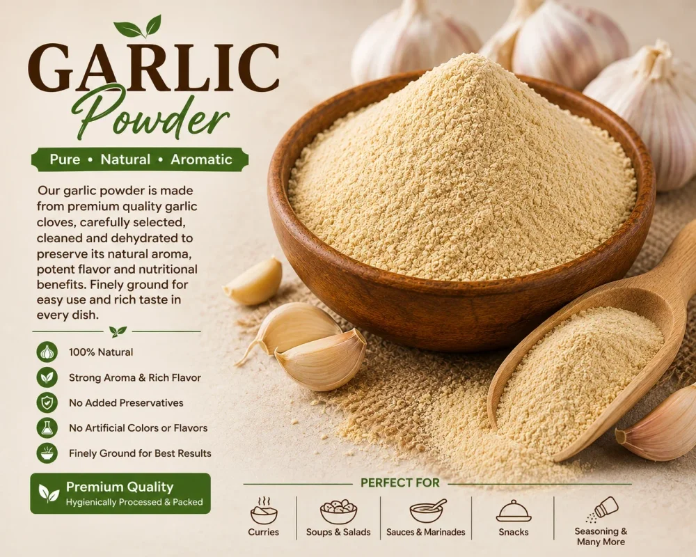 Dehydrated Garlic Powder - Food & Agriculture by PranExpo