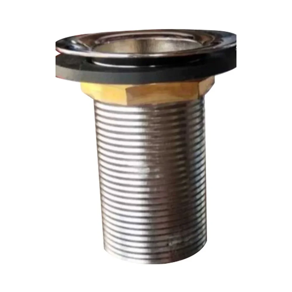 Flat Stainless Steel 304 Full Thread Waste Coupling for Bathroom - Construction & Building Materials by M/S. Shivam Traders