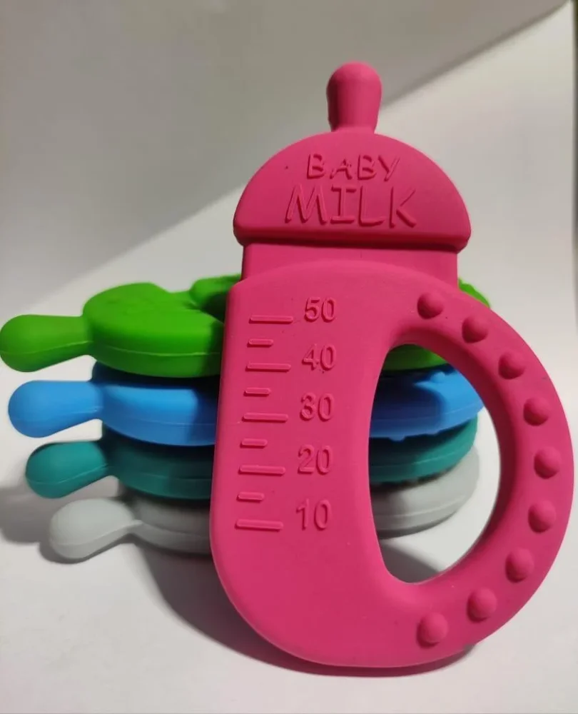 Food Grade Silicone Bottle Teether - Plastics & Rubber by Shree Anant International