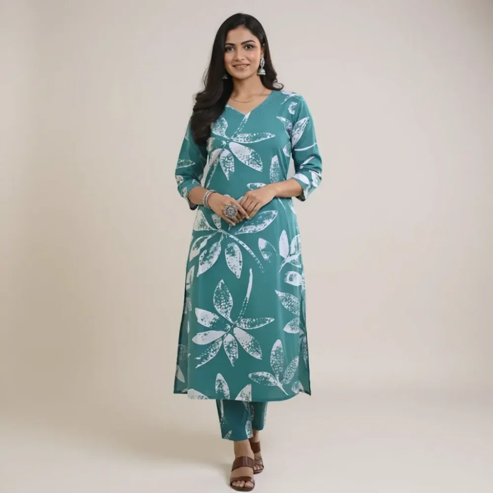 EffortLess Fashions Heavy Rayon Kurta Pant Set for Women - Textiles & Apparel by Effortless Fashions