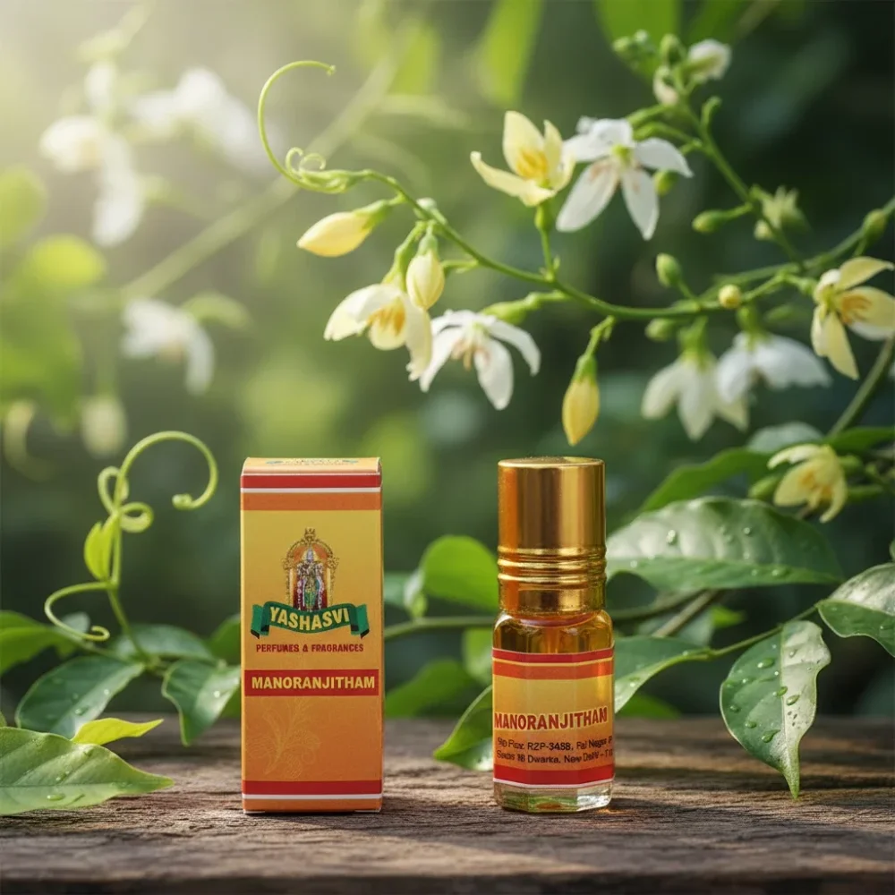 Yashasvi's Manoranjitham Natural Handmade Fragrance Oil 3 ML - Beauty & Personal Care by Yashasvi Perfumes and Fragrances