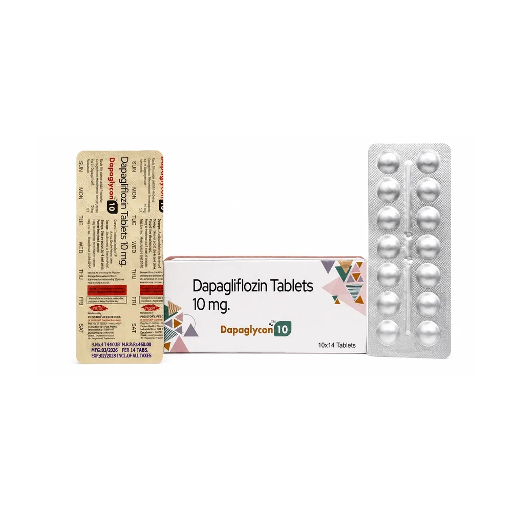 Dapagliflozin 10 mg Film-Coated Tablets - Healthcare & Medical by Prector Lifesciences
