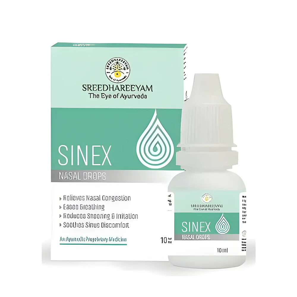Sreedhareeyam Ayurvedic Sinex Nasal Drops - Healthcare & Medical by Ayurweb