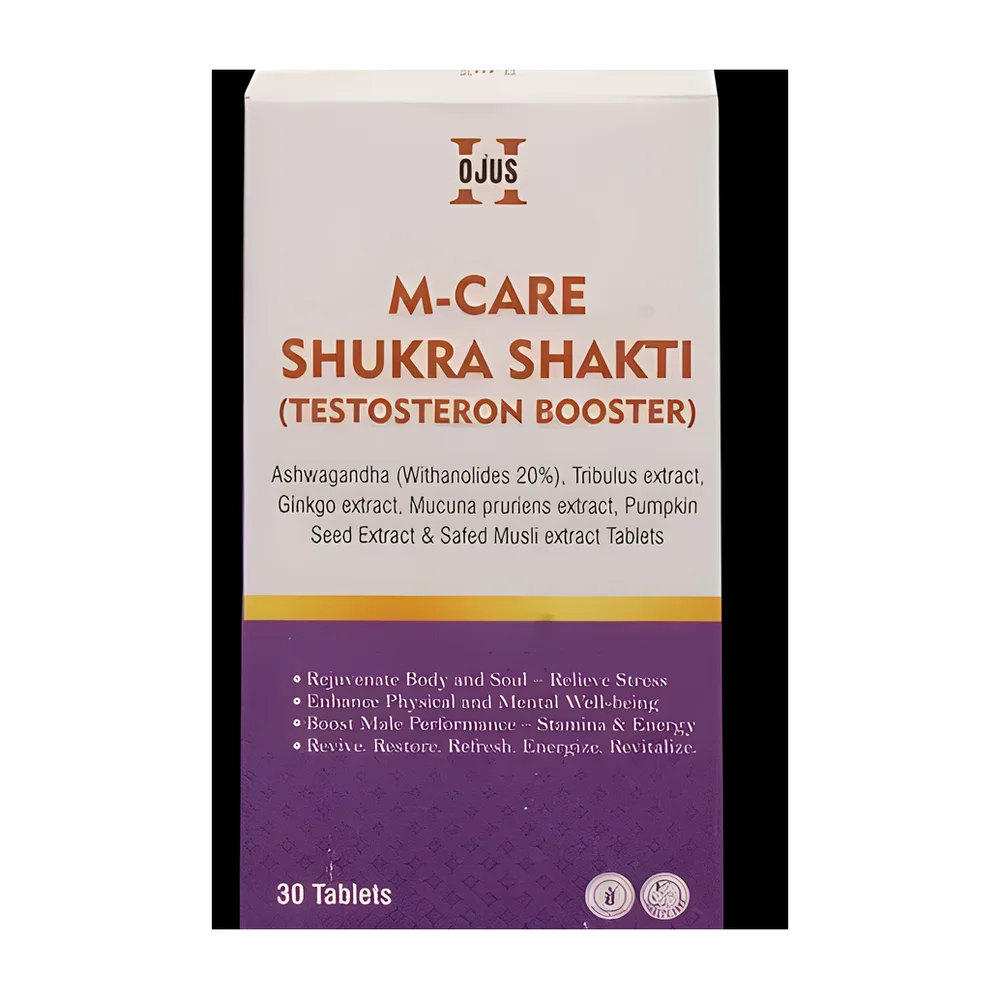 OJUS M Care Shukra Shakti Ayurvedic Tablets - Healthcare & Medical by Dhara Nature Organics