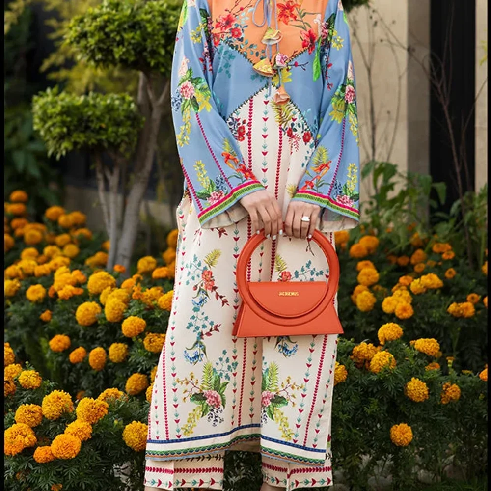 Digital Printed Korean BSY Fabric Cord Set - Textiles & Apparel by Ayzel Pvt. Ltd.