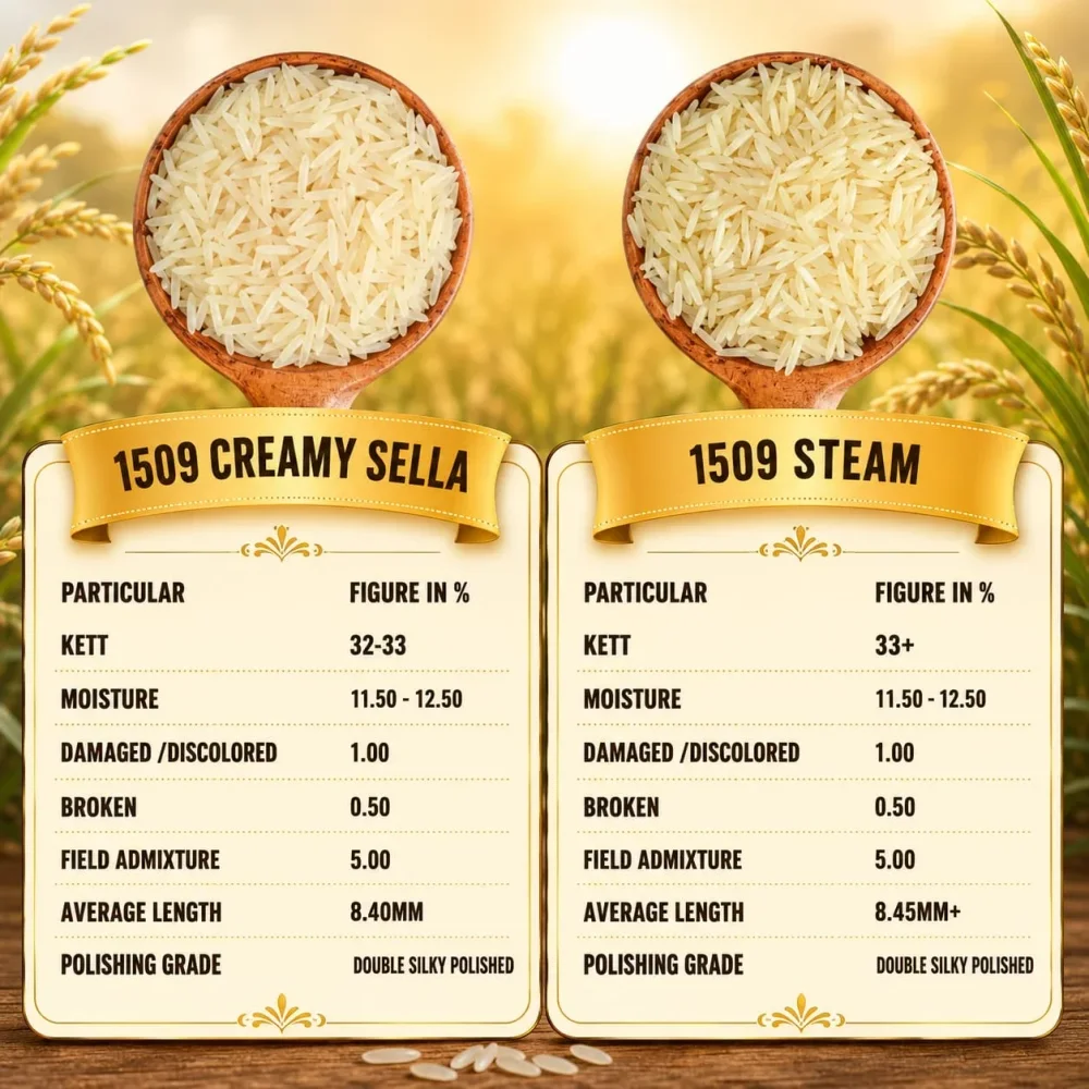 1509 Sella Rice - Food & Agriculture by The Indian Universal EXIM
