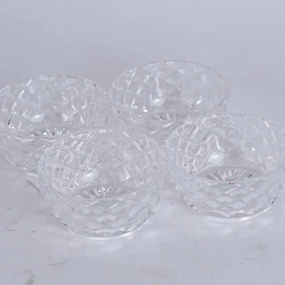 Diamond Crystal Dessert Bowls - Home & Kitchen by Deewin Dreamz