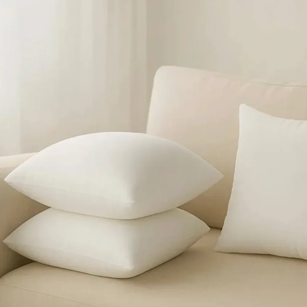 White Minimalist Throw Pillow Cover - Textiles & Apparel by Kushal Home Decor