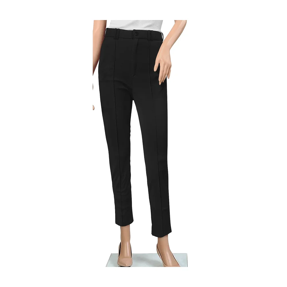 Polyester Solid Black Small Pant - Textiles & Apparel by Cara Exim
