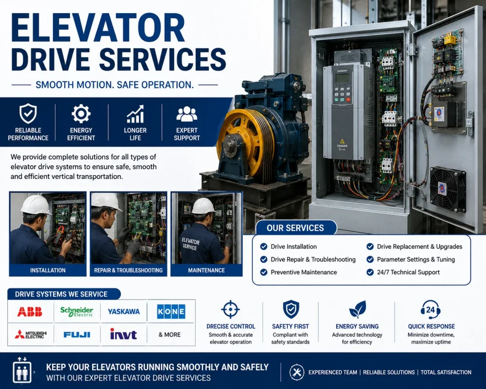 Elevator Drive System Maintenance Services - Business & Professional Services by Digital Electronics
