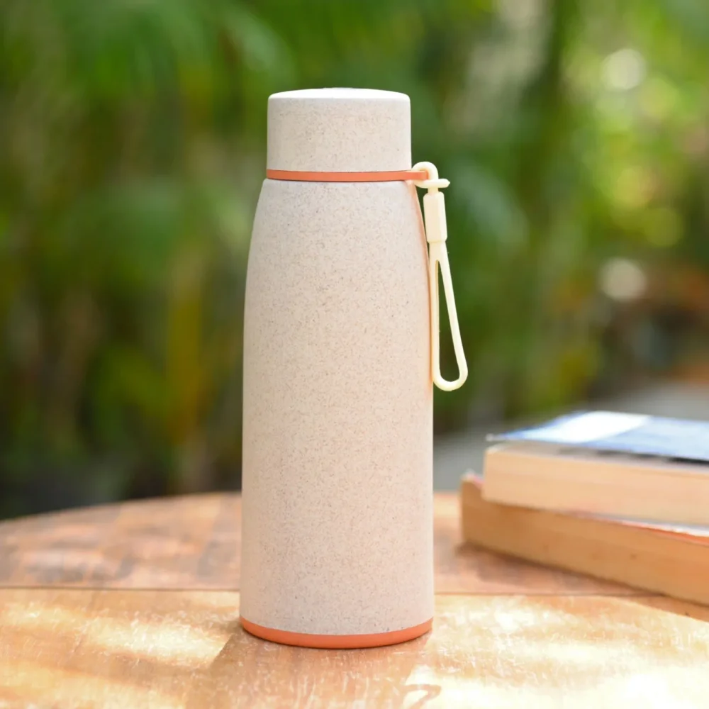 400 ML Rice Husk Water Bottle - Home & Kitchen by Monday and Co.