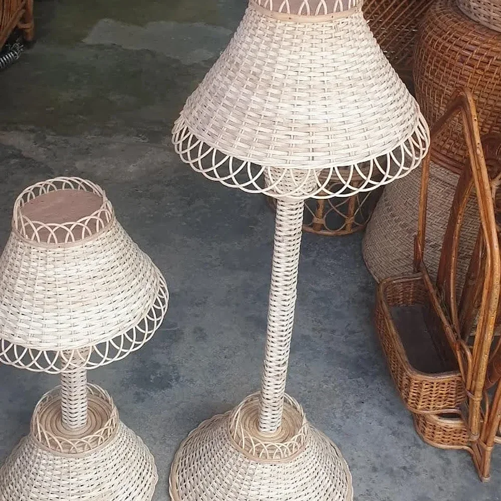 Rattan Bamboo Lamp - Furniture & Interiors by Shree Balaji Construction & Supplier