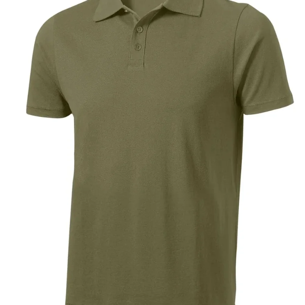 Olive Green Cotton Polo Shirt 220 GSM - Textiles & Apparel by Nauticon Pvt. Ltd.