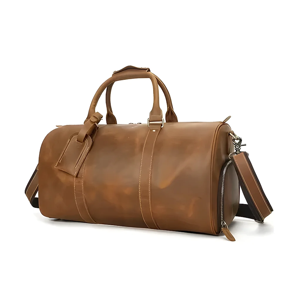 Bio-Leather Duffel Bag - Footwear, Bags & Leather Goods by Tiera Blue
