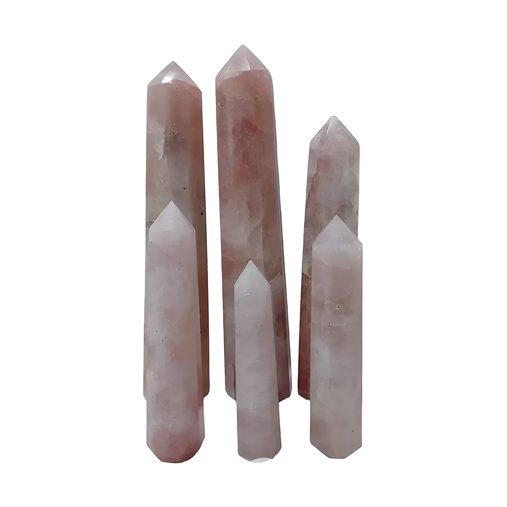 Rose Quartz Gemstone Tower - Home & Kitchen by Sarah Agate