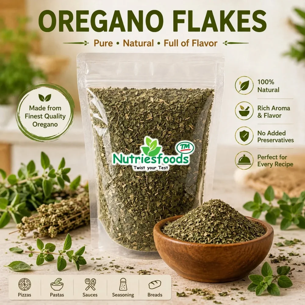 Pure Oregano Flakes - Food & Agriculture by Nutriesfoods