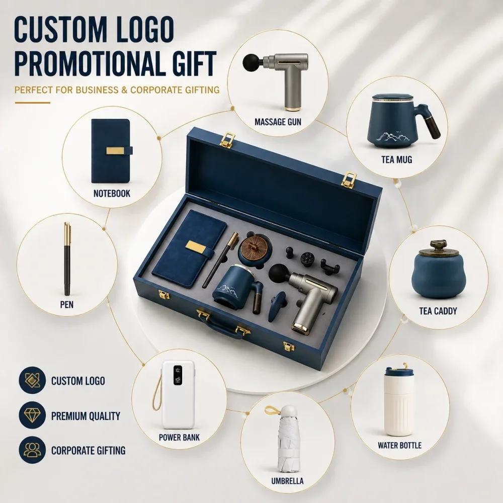 Customized Light Luxury Business Gift Set – Corporate Anniversary & Opening Gift - Handicrafts & Gifts by Rudraksh Enterprises