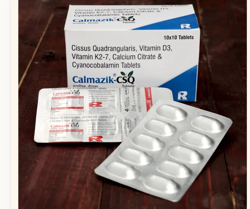 Cissus Quadrangularis and Vitamin D3 Tablets - Healthcare & Medical by Raytheon Pharmaceuticals