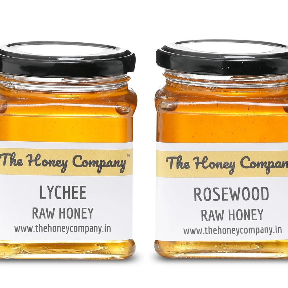 Lychee Raw Honey and Rosewood Raw Honey Combo Pack - Food & Agriculture by Alpalair Wellness Pvt. Ltd.