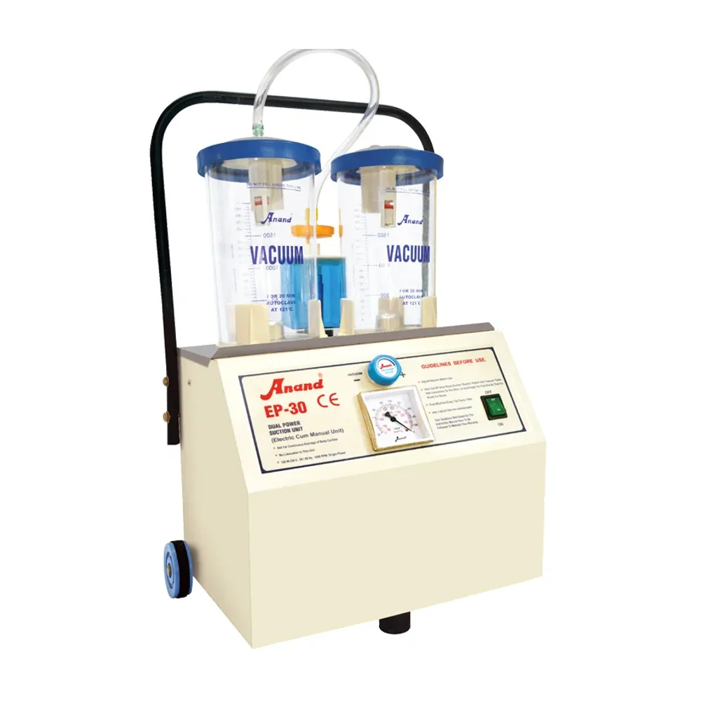 Anand DUAL POWER EP 30 Electric Manual Suction Unit - Healthcare & Medical by Accurate Surgicals
