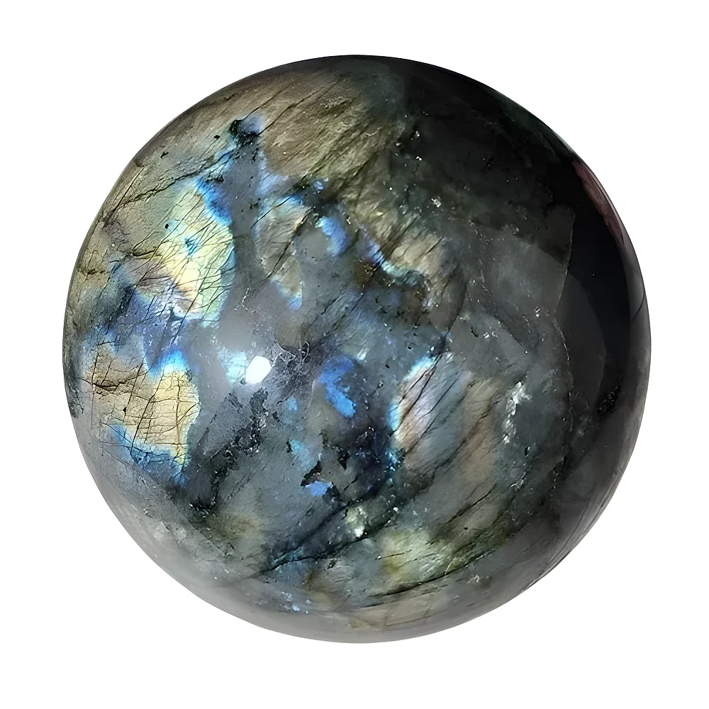 Natural Labradorite Stone Sphere - Gems & Jewelry by Sarah Agate