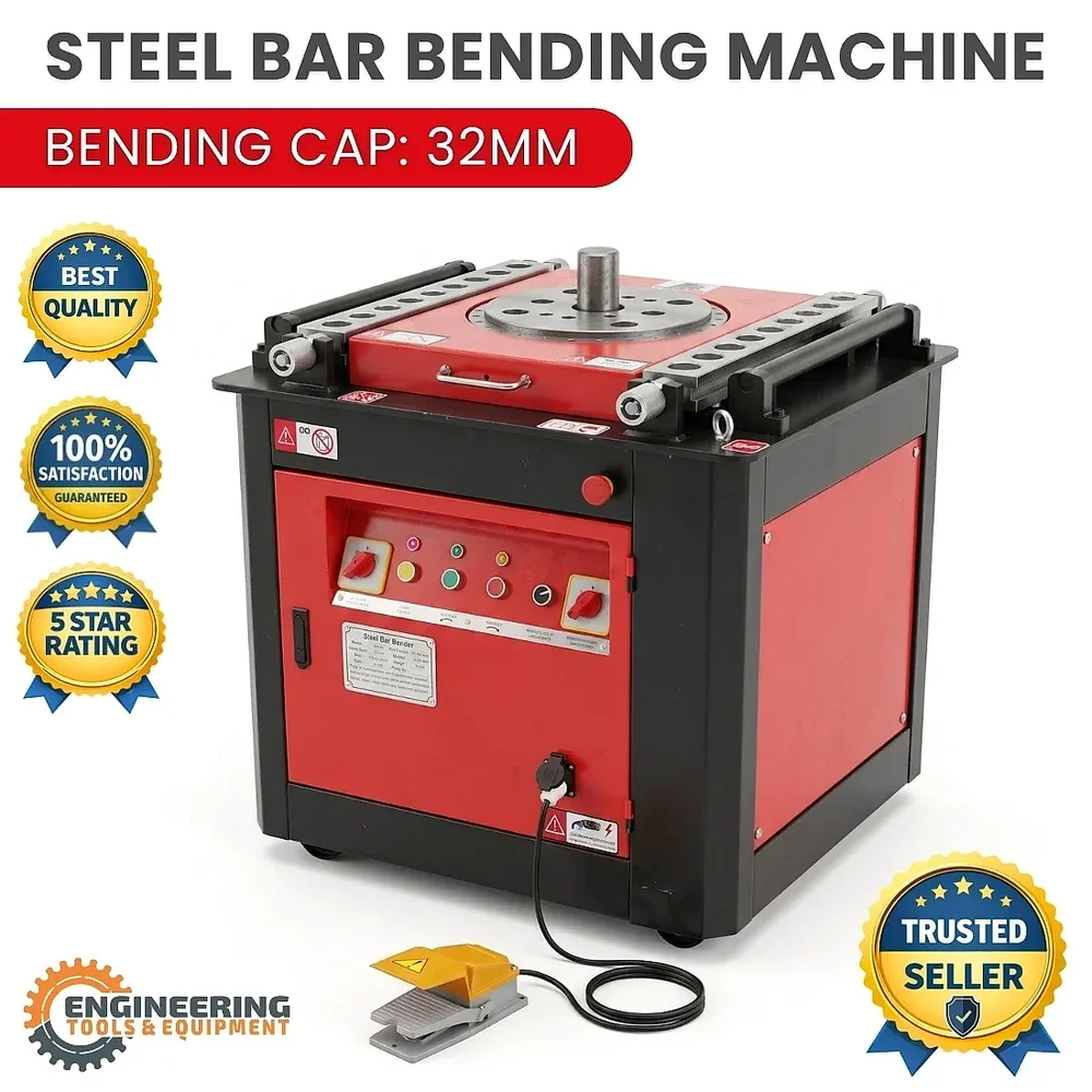 Industrial Bar Bending Machine for 6-32MM Rods - Machinery & Equipment by Engineering Tools and Equipments