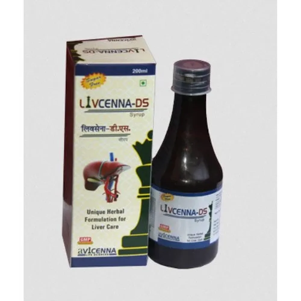 Livcenna-DS Herbal Liver Tonic Syrup 200ml Bottle - Healthcare & Medical by Avicenna Life Sciences