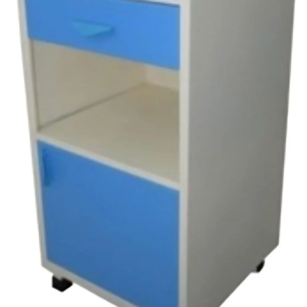 Mild Steel Hospital Bedside Locker with ABS Components - Healthcare & Medical by Medicom International