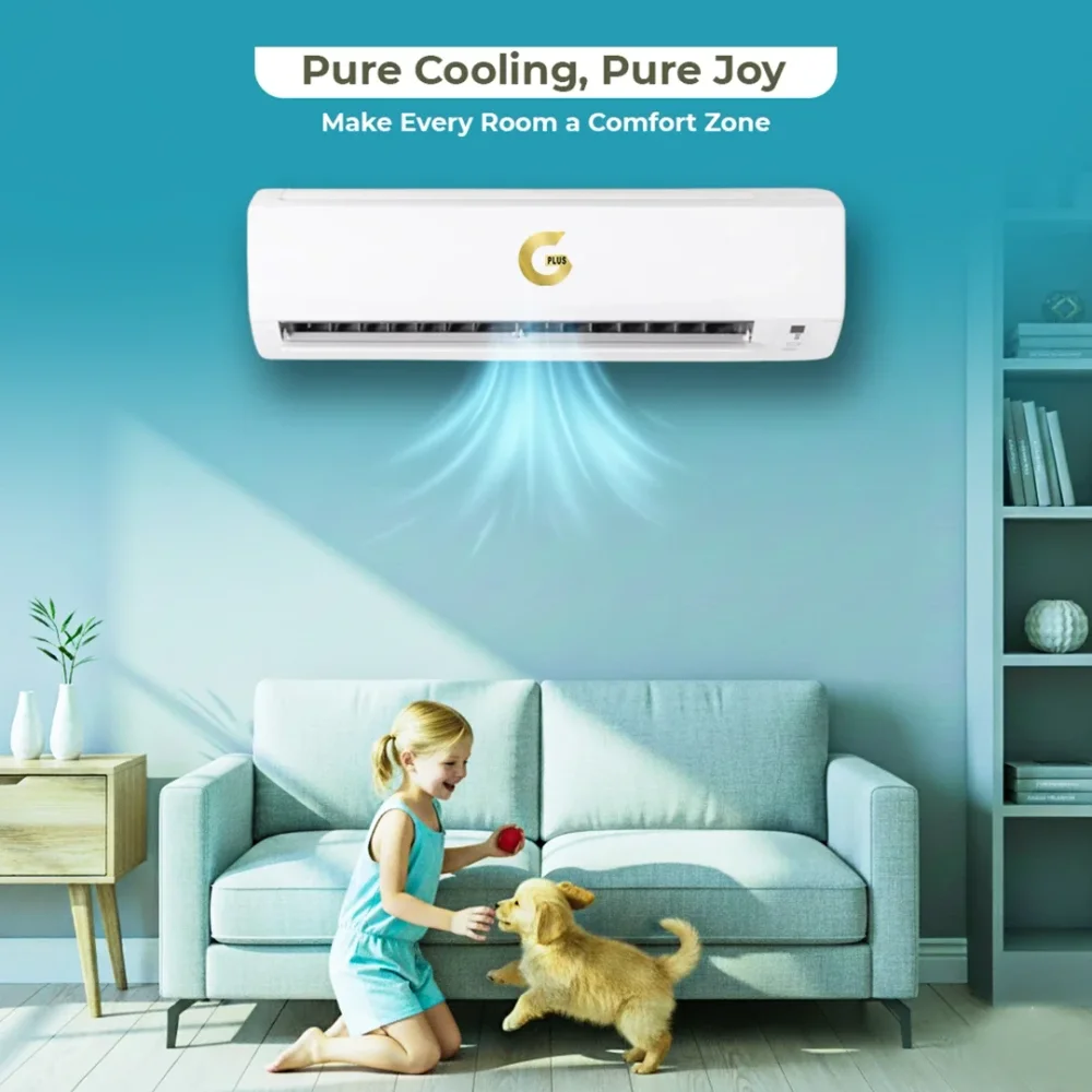 Gplus 1 Ton 3S Inverter Split AC Indoor Unit - Electronics & Electrical by Garuda Mart India Pvt. Ltd.