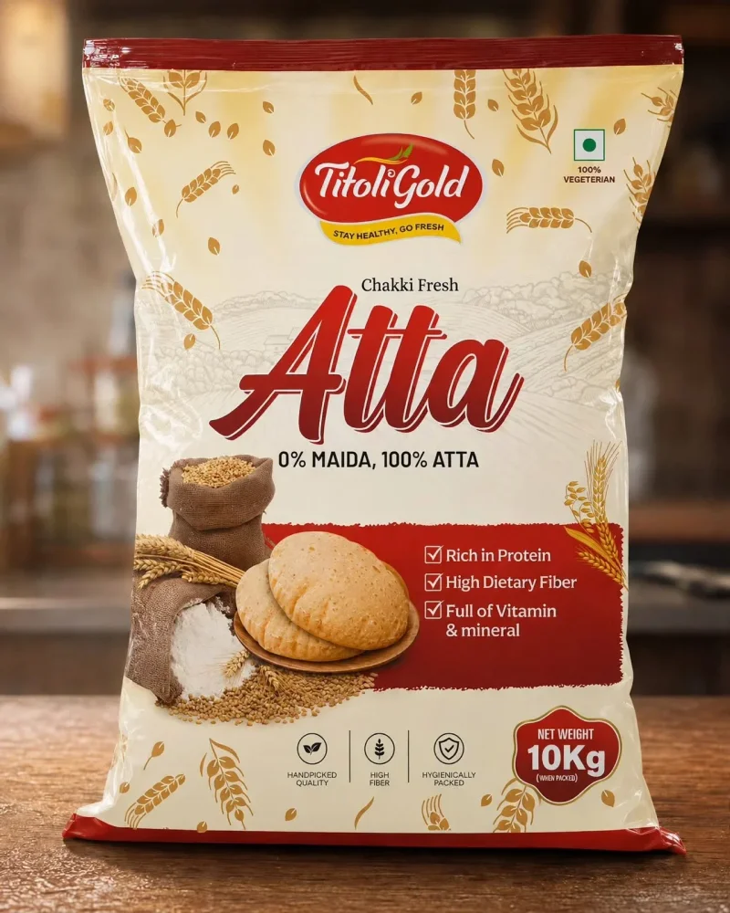 Chakki Fresh Atta 10Kg Pack - Food & Agriculture by RR Foods