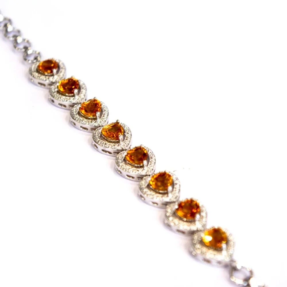 4 mm Citrine Heart Stone - Gems & Jewelry by Zairish Global