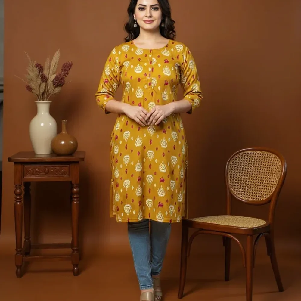 Rayon Viscose Kurti Set - Textiles & Apparel by Effortless Fashions